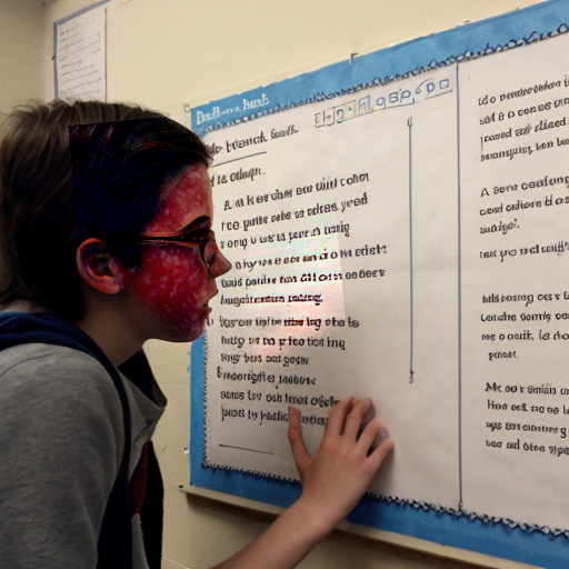 A problem about don´t colaboreate in the English project between two students. A very short dialogue inside bubble speech 