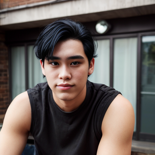 metamorph a guy with black hair