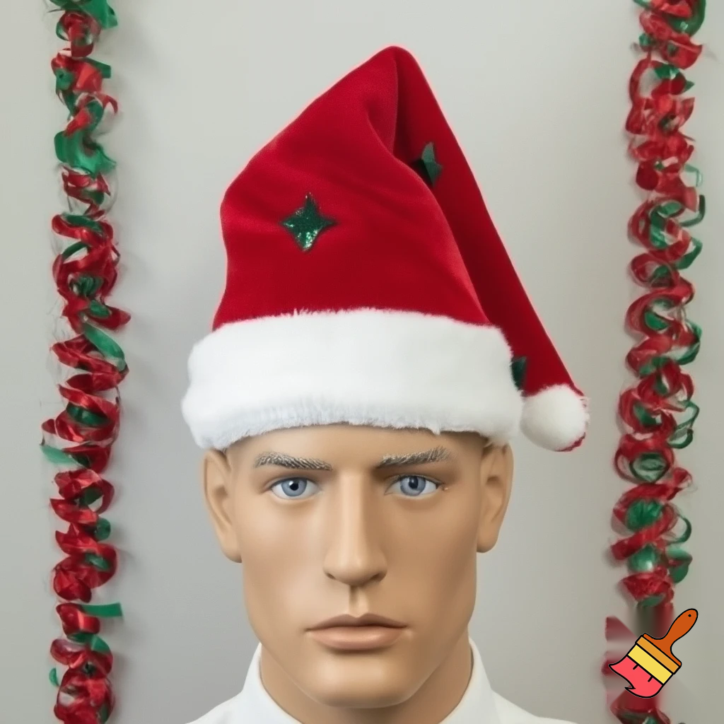 Wizard Christmas hat, wizard Christmas hat, Santa Claus hat velvet fabric