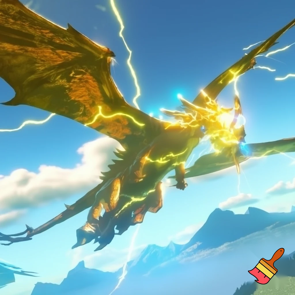 Cool Dinral dragon from the ledgond of Zelda Breath of the wild
