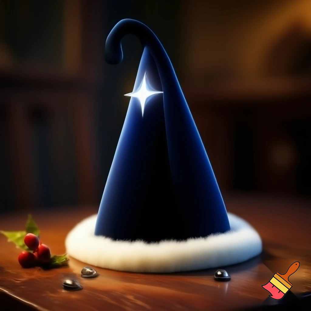 A wizard Christmas hat