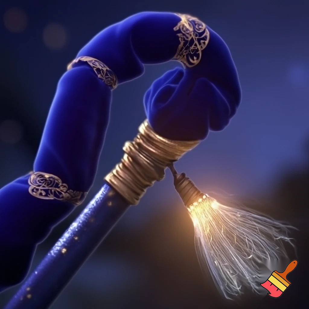 Magical broomstick velvet