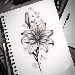 september birth flower tattoo