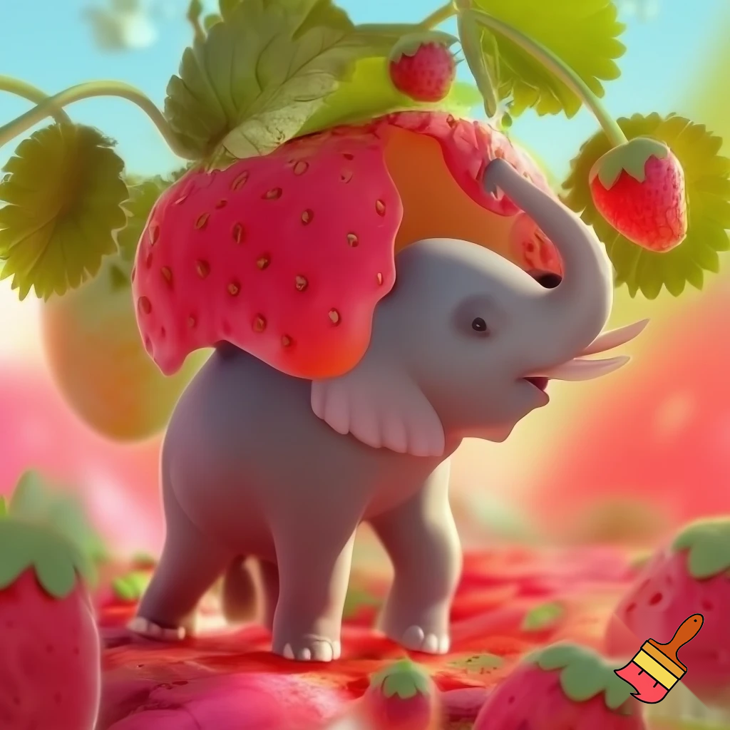 strawberry elephant from steal a brainrot