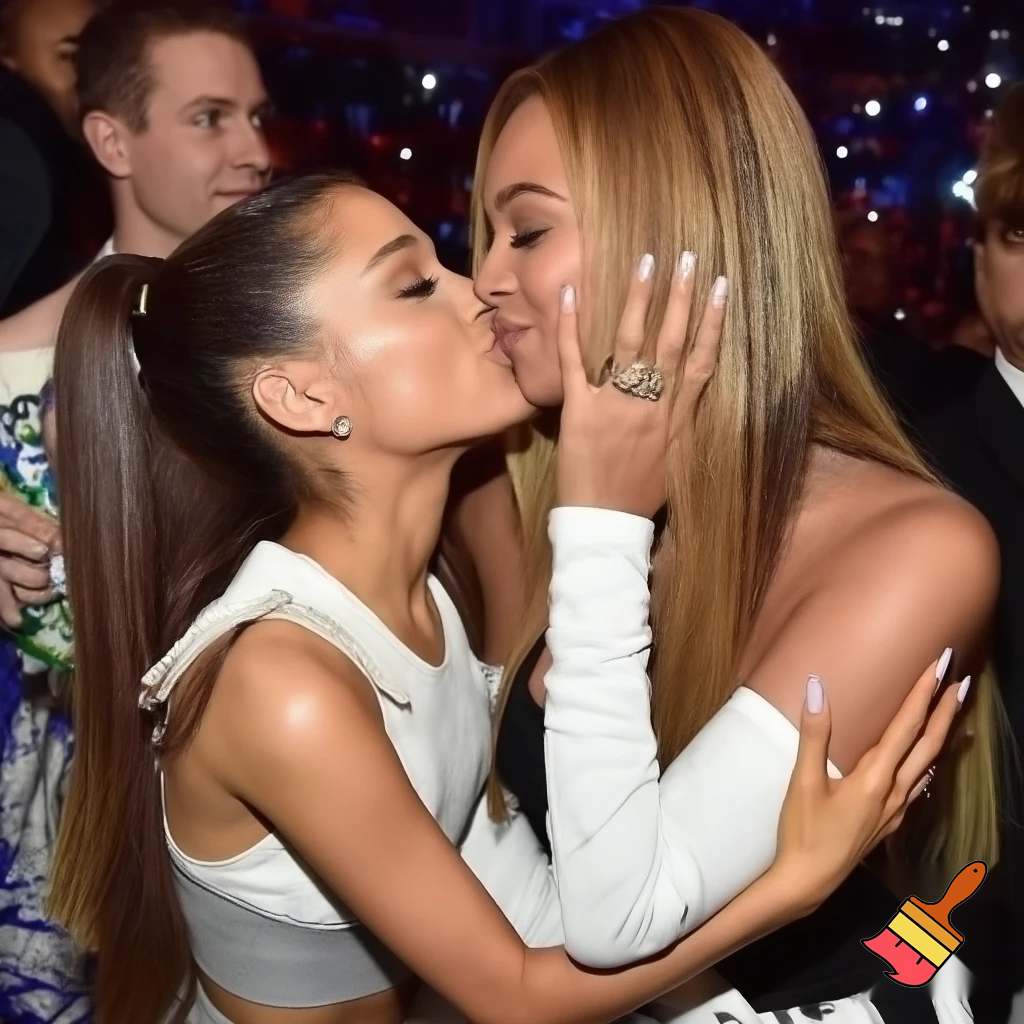 ariana grande and beyonce kissing sex