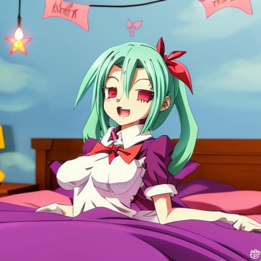 Angel dust from Hazbin hotel on a bed being pinned hes panting and breathless and desperate.