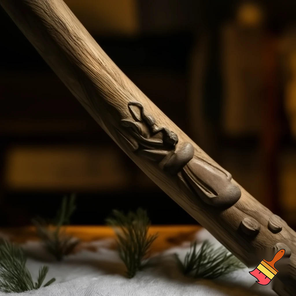 Santa Claus walking stick