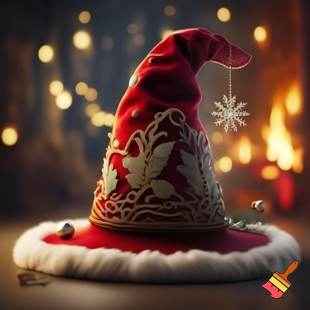 Christmas wizard hat