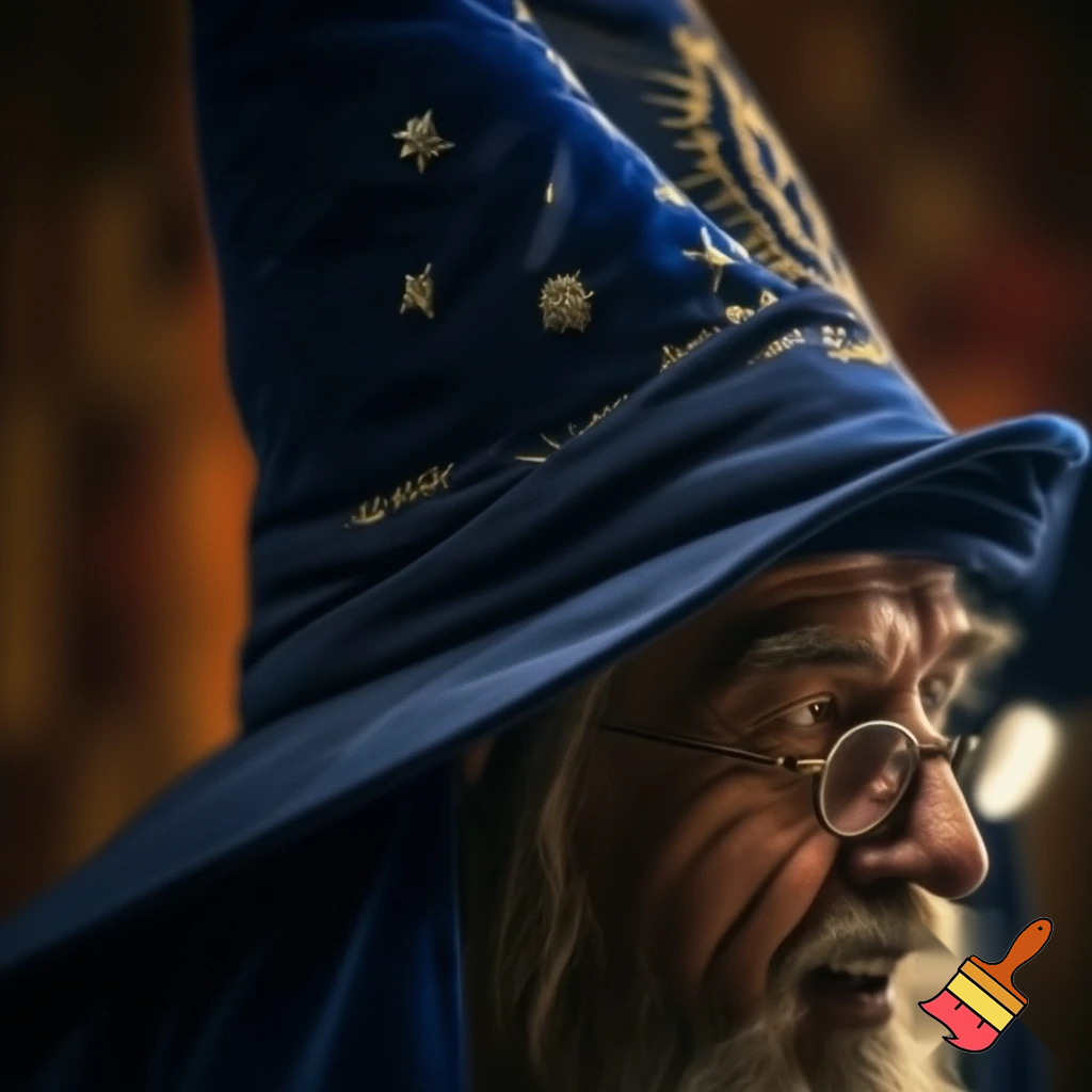 A wizard Christmas hat