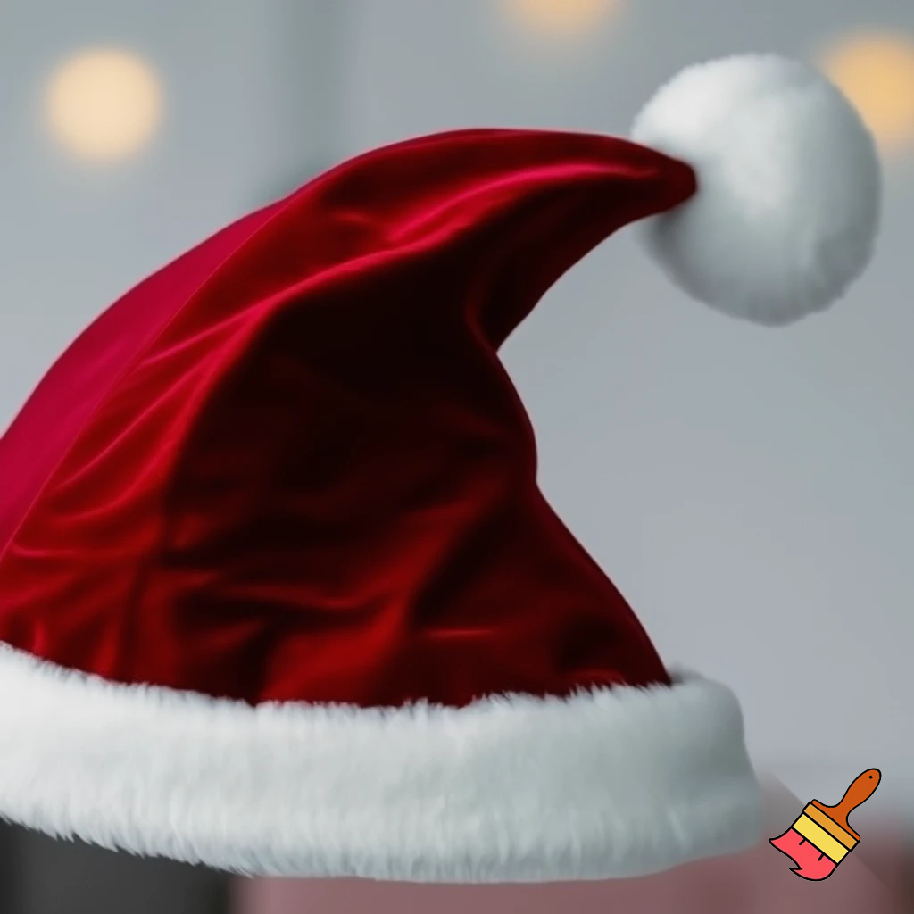 Christmas Santa Claus velvet hat delicate special delicate hat