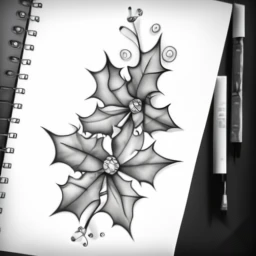 december birth flower tattoo