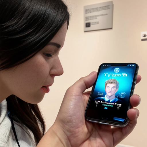 Goretzka play game on apple phone and Vanessa play game on apple phone at the museum 