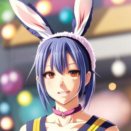 Top hats, Easter bun ears headband with bunny ears multicolour