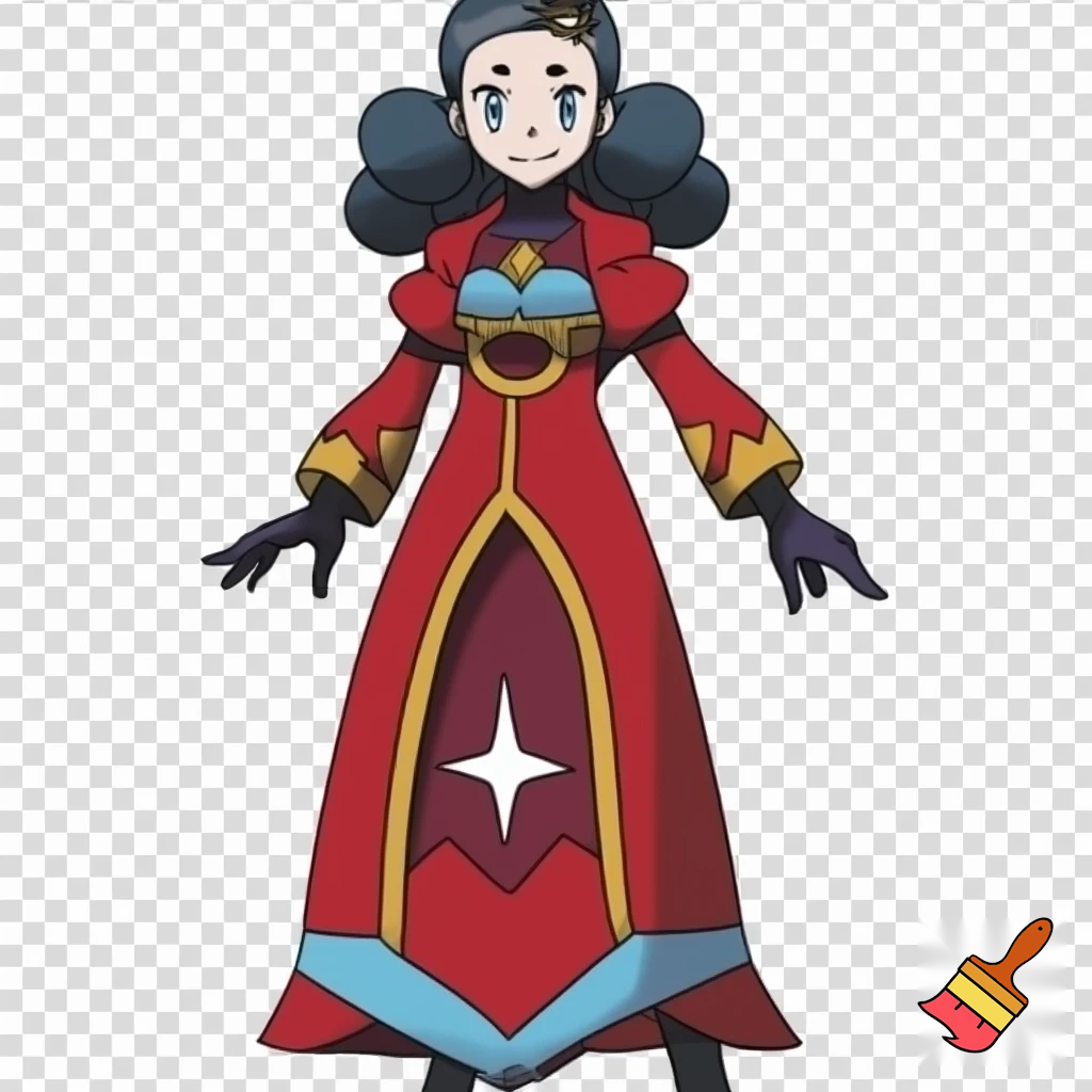 The pokemon "Ledian" dressed red mage attire