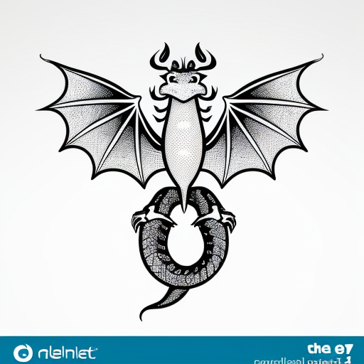 A dragon with 4 wings it looks like its snoring it has round slick scales with an orange tongue tufted hair on its head long tail with shorts barbs with huge orange eyes and a long snout with small nostrils make it look cute and more animated make it a girl dragon make it cute