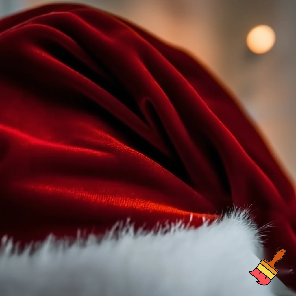 Christmas Santa Claus velvet hat delicate special delicate hat