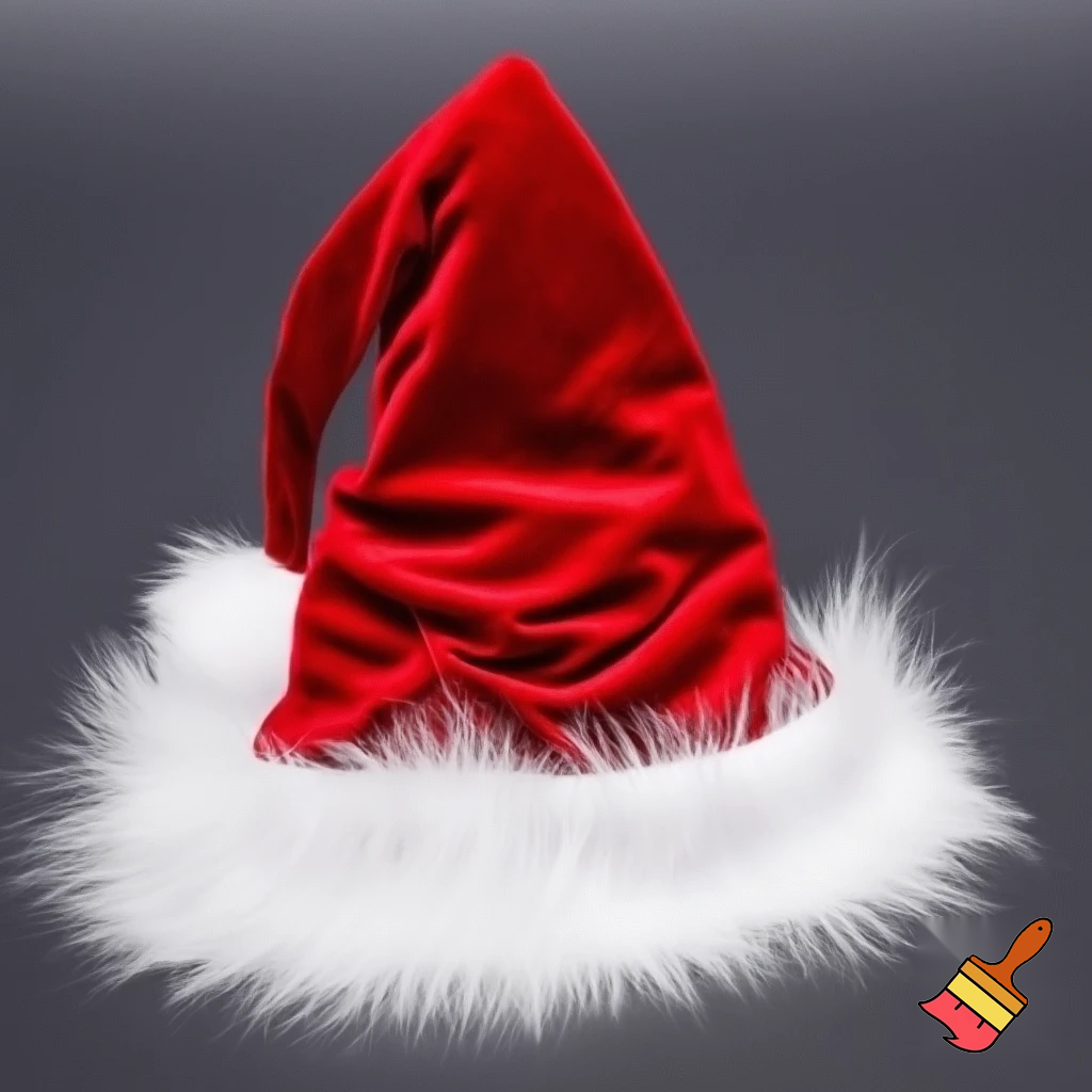 Christmas wizard hat Santa Claus hat velvet