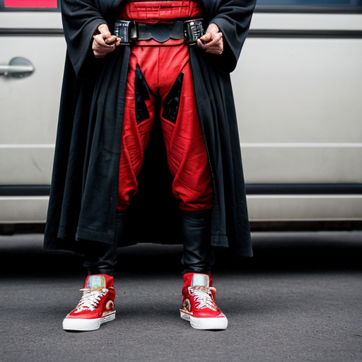 Darth Maul wearing yeezs