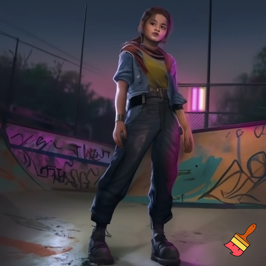 Megan from katseye in gnarly era