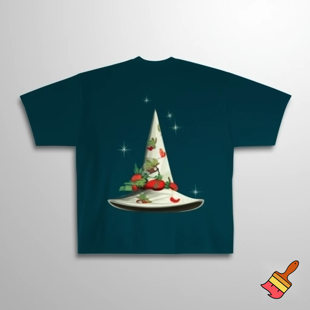 Christmas wizard hat a T-shirt magic T-shirt a big one