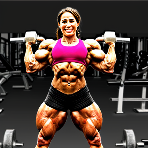 Bodybuilder mewsette