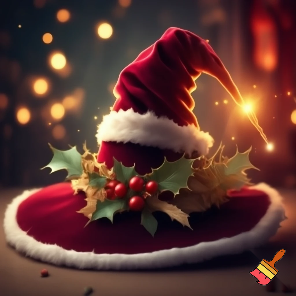 Christmas wizard hat costume