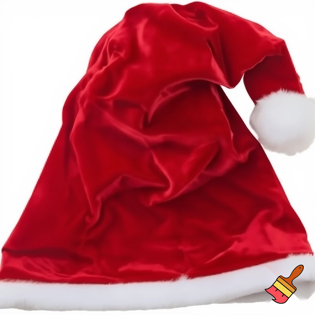 Christmas wizard hat velvet and fabric Santa Claus hat