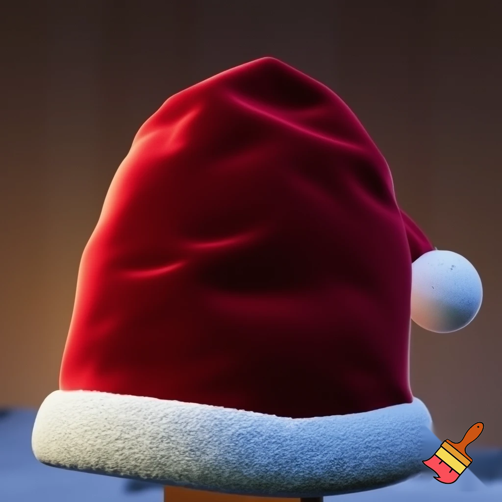 Christmas hat, Santa Claus hat velvet hat offensive hat
