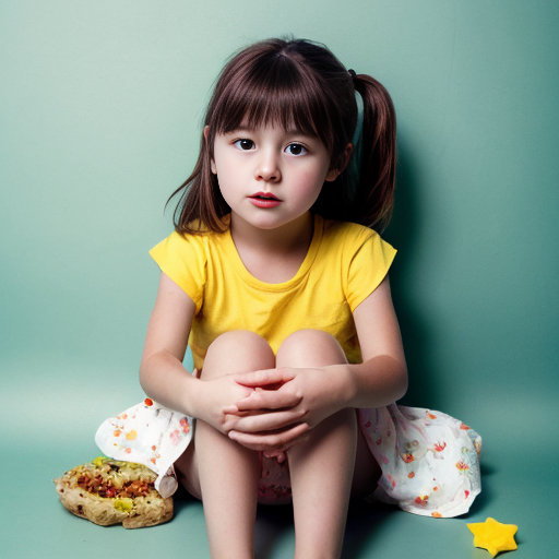 yellow wich little girl