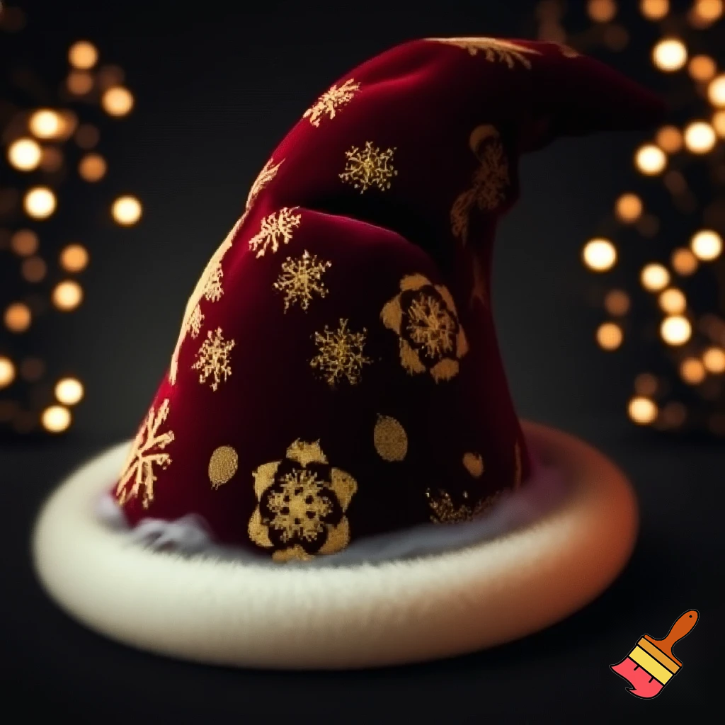 Christmas wizard hat
