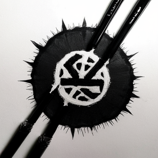 Can u draw me a band logo SHUWUVI in a metal gothic font  I want little hearts and crosses incorporated in it and I want I with some spikes and kind of cyber sigilistic esc