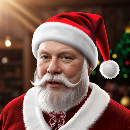 Christmas Santa Claus wizard hat