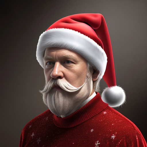 Christmas Santa Claus wizard hat
