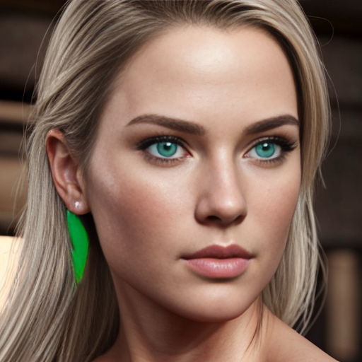 Create photorealistic beautiful identical octuplet woman. These woman should be attractive, have long blond hair, white skin, green eyes, and large boobs.