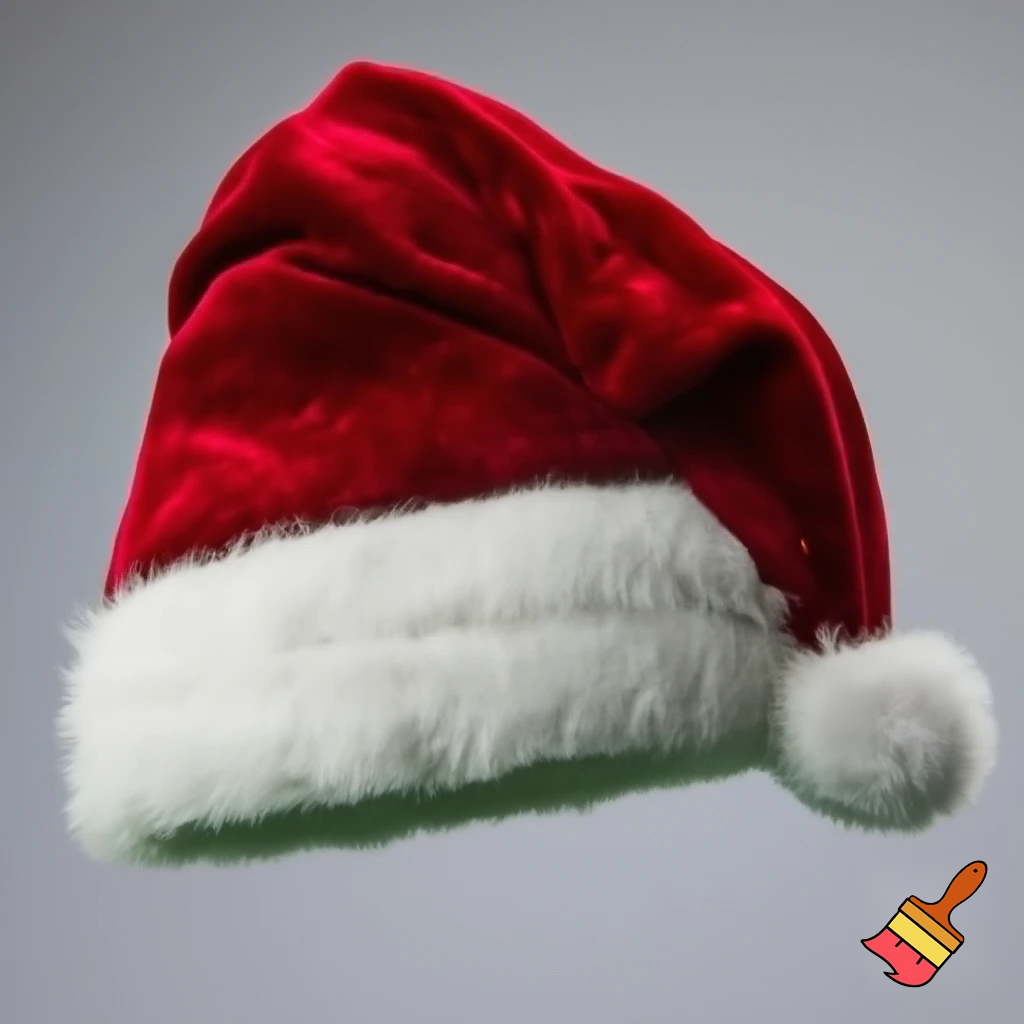 Christmas hat, Santa Claus hat velvet hat offensive hat