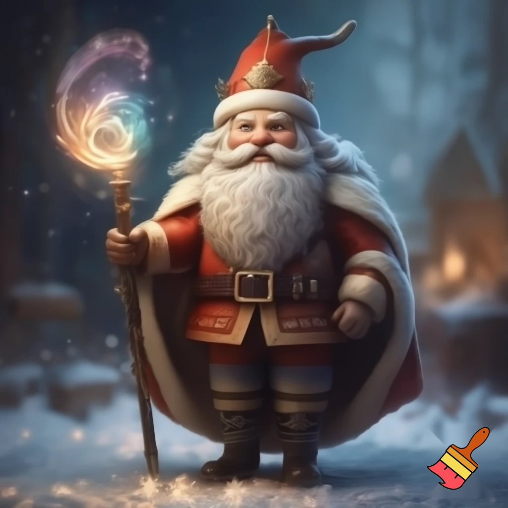 A wizard Nutcracker Santa Claus Nutcracker