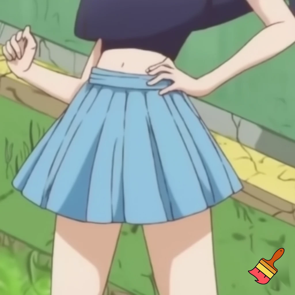 Skirt girl collant anime style