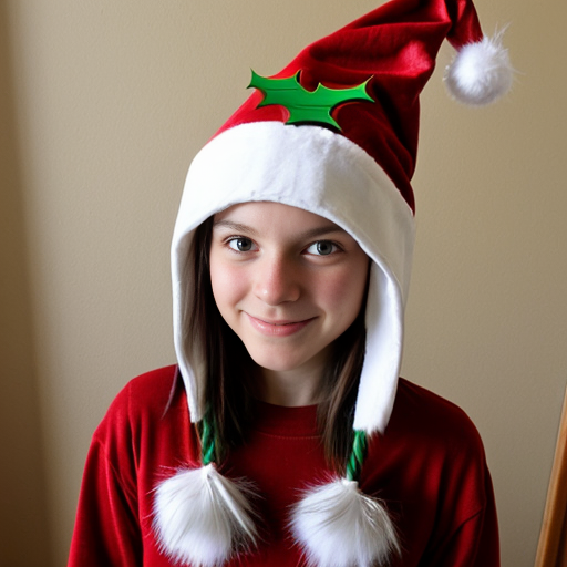 Christmas wizard hat costume