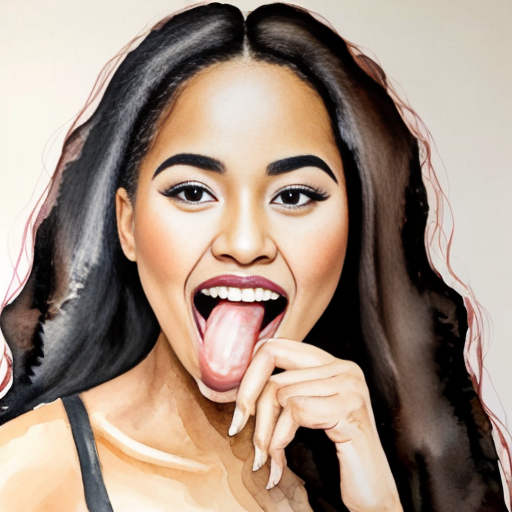 Zuri Tibby is an African American dark skin fashion model woman 5-foot-10. has a long black hair, naked  a long cylindrical shape inflated like a balloon inflated like a balloon oblong cylinder shape dark chocolate hot dog body sausage forming a long thin cylindrical balloon with breast and belly button with no visible definition of limbs with no visible definition of limbs she was screaming, being eaten and ripped by the giant human mouth of the mouth background giant white human face male mouth her body inside the giant mouth being eaten, biting and ripped by a giant human teeth closed on her body crush on her body biting it i