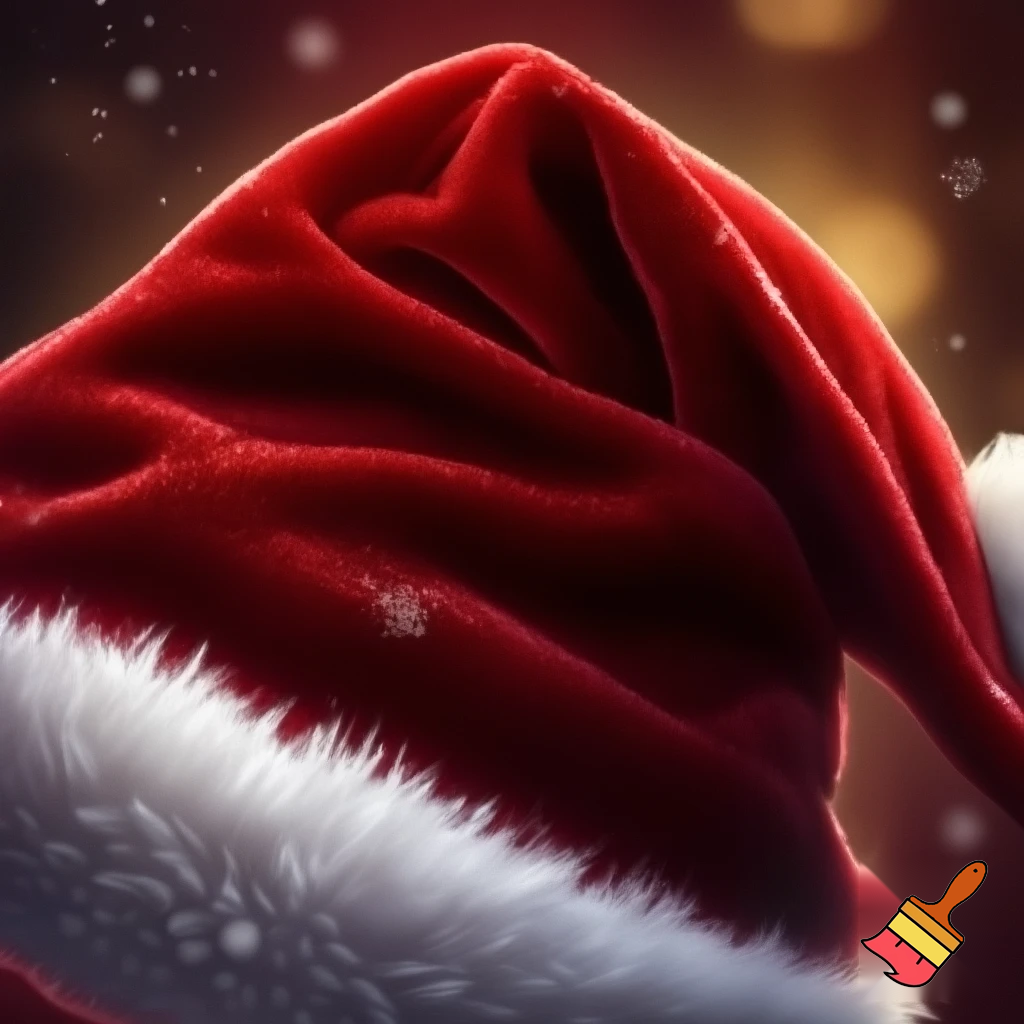 Santa Claus hat velvet Christmas Santa Claus hat 