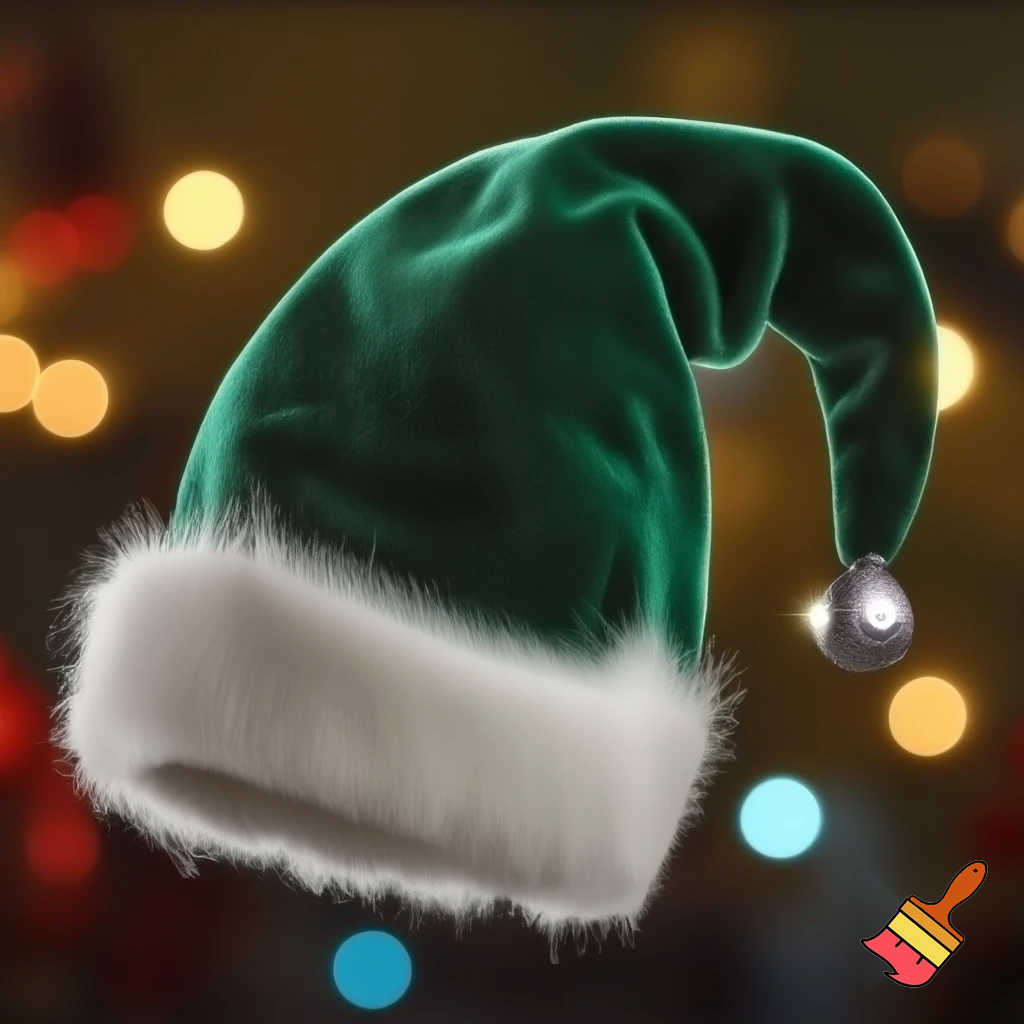 Christmas hat velvet elf on the shelf hat