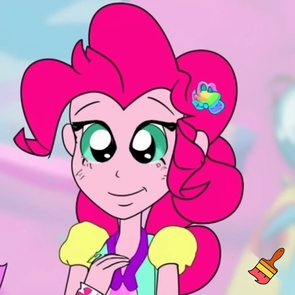 My little pony pinkie pie from as human unicorn girls