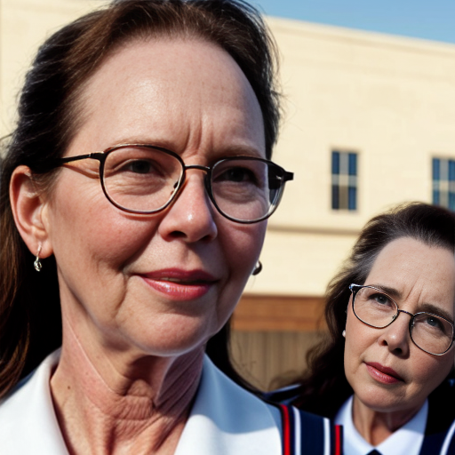John Goodman y Elizabeth Perkins glasses con sailor uniforme escolar 1
