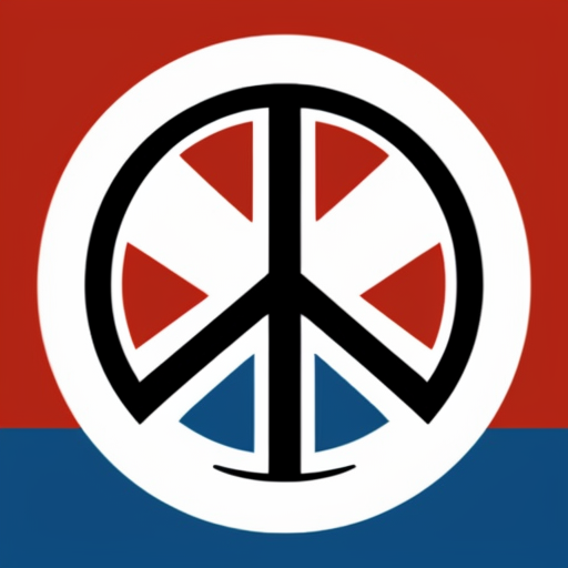 a peace through athletics symbol
