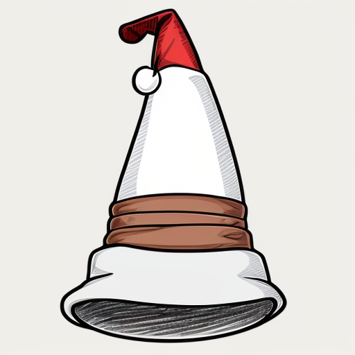 a wizard Christmas hat