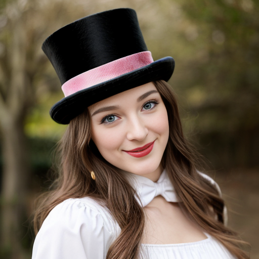 Top hat Easter pattern top hat velvet