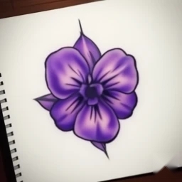 february birth flower tattoo