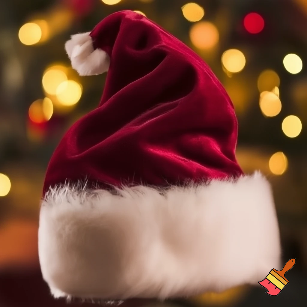Christmas Santa Claus hat velvet elf hat