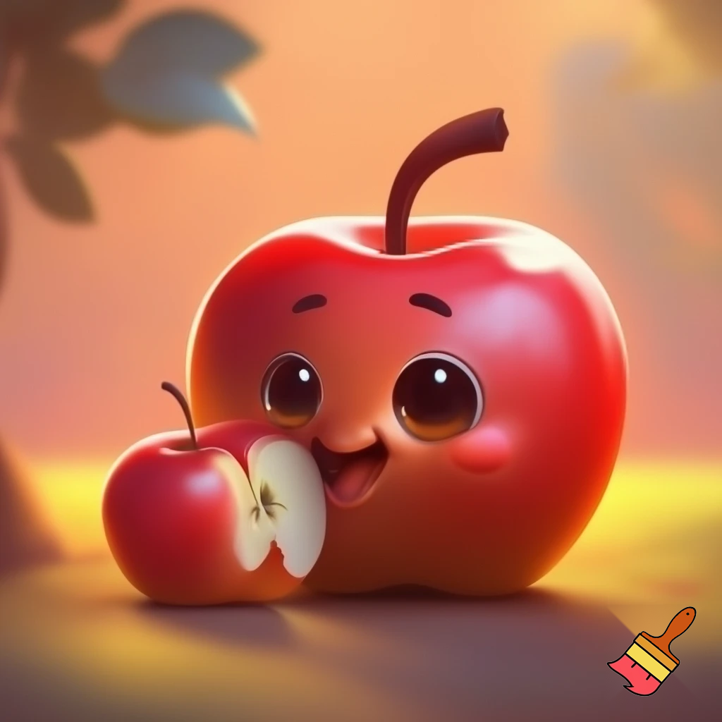 Generate apple is eating apple 