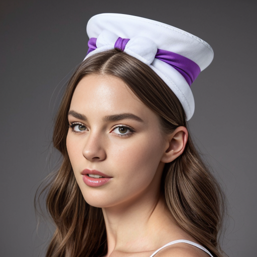 Easter top hat headband, Easter bunny headband, top hat, purple and white top hat headband